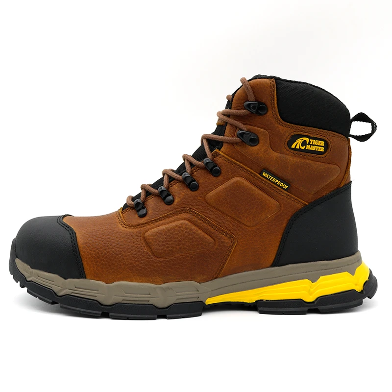 China TM198 High Quality Fiberglass Toe Waterproof Safety Boots for Oil Gas Industry manufacturer