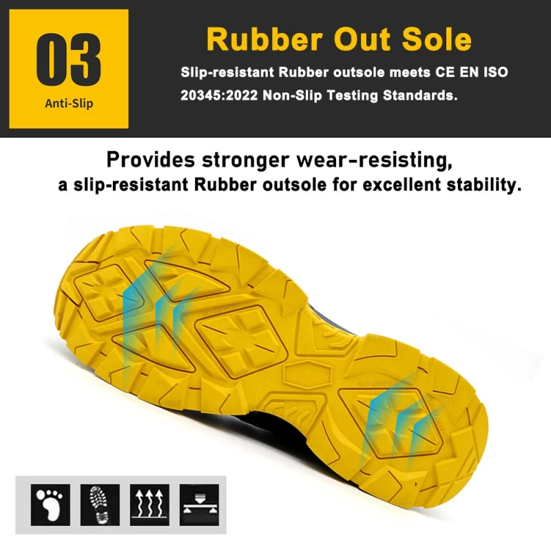 China TM2035-2 Anti-skid Fiberglass Toe Anti Static Workshop Sport Safety Shoes manufacturer