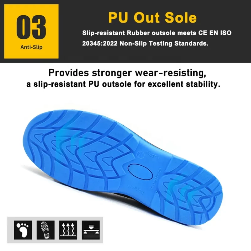 China TM223GB Grey Anti Static Suede Safety Shoes with Fiberglass Toe for Warehouse manufacturer
