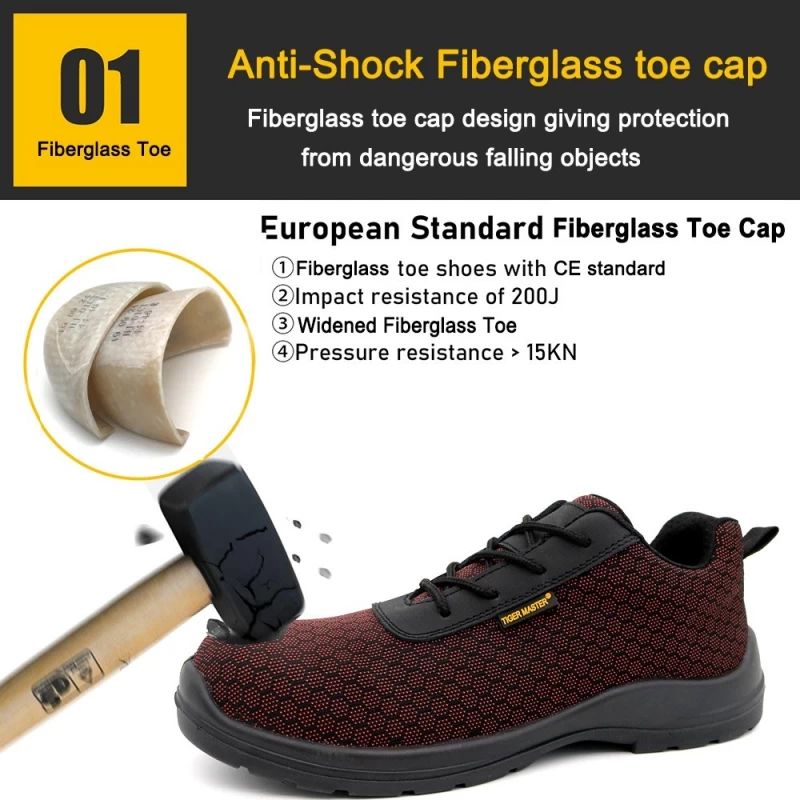 China TM268 PUTEK Technoloy Textile Work Safety Shoes Oil and Slip Resistant manufacturer