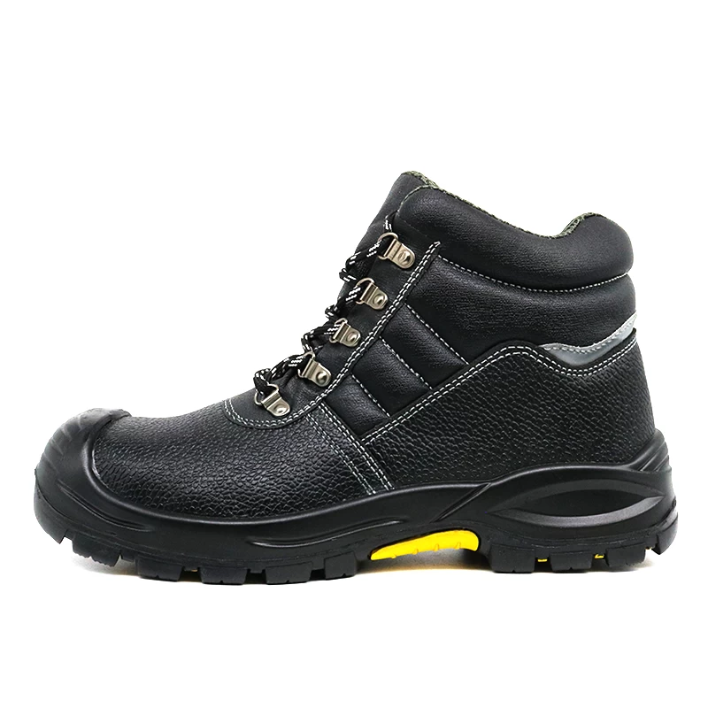 China TM112 Black Steel Toe Anti-puncture Oil Industry Safety Boots PU Rubber Sole manufacturer