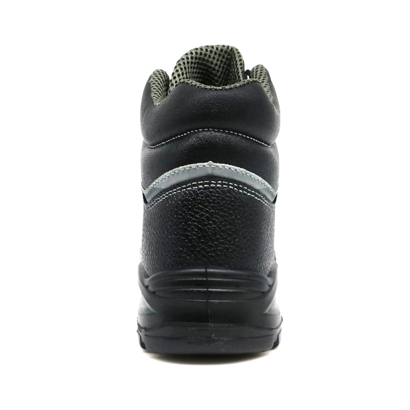 China TM112 Black Steel Toe Anti-puncture Oil Industry Safety Boots PU Rubber Sole manufacturer
