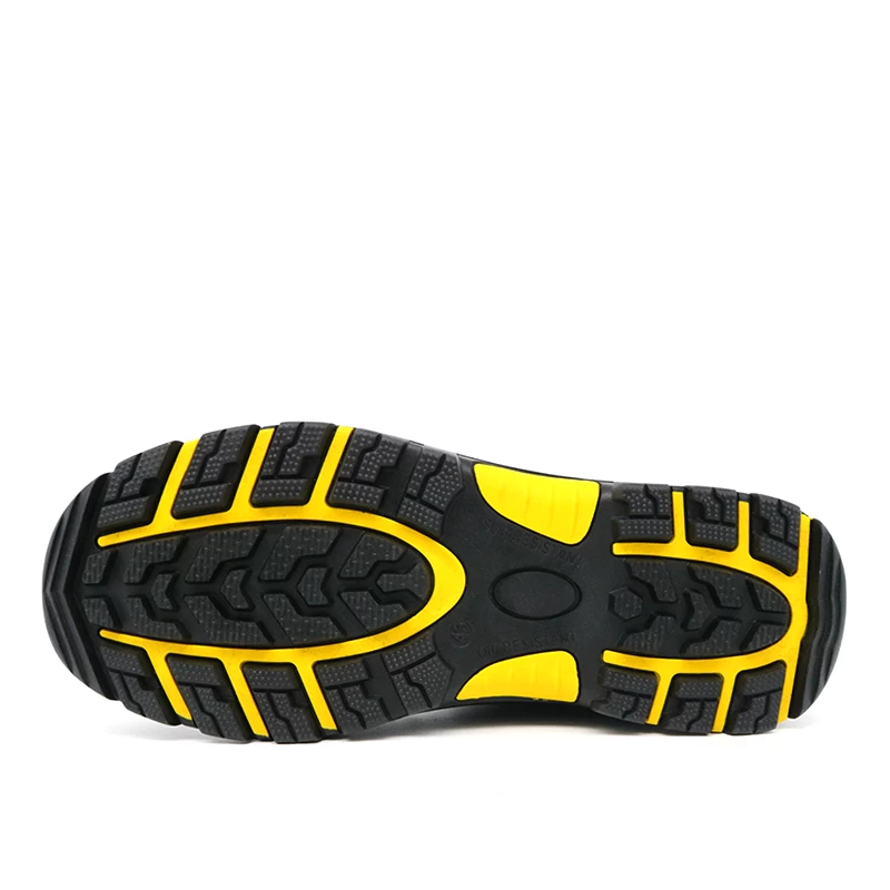 China TM112 Black Steel Toe Anti-puncture Oil Industry Safety Boots PU Rubber Sole manufacturer