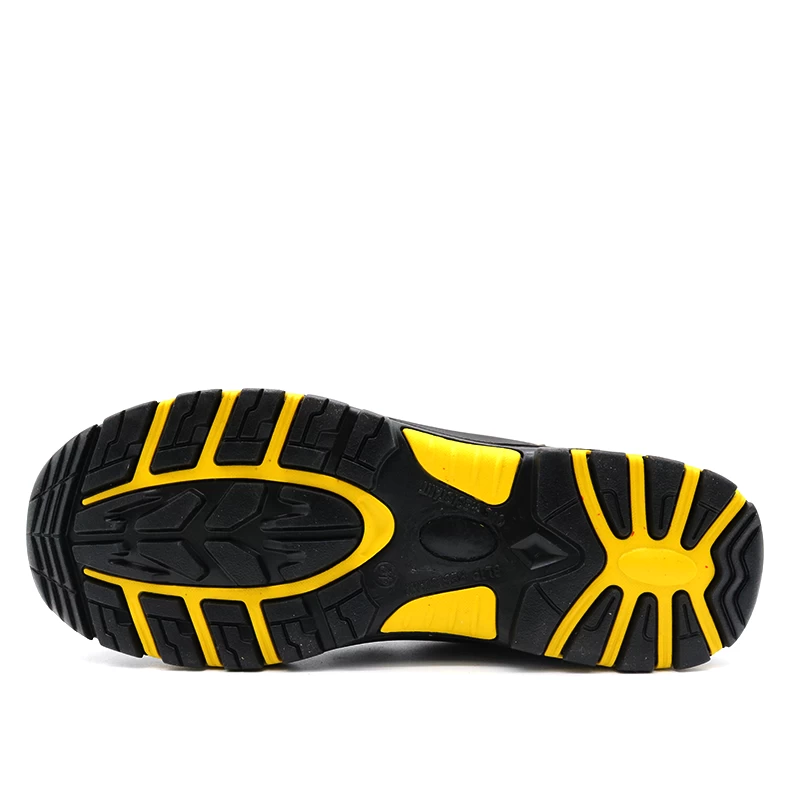 China TM3367 PU Rubber Sole Oil Industry Work Safety Shoes Leather with Fiberglass Toe manufacturer