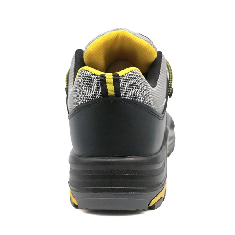 China TM3367 PU Rubber Sole Oil Industry Work Safety Shoes Leather with Fiberglass Toe manufacturer