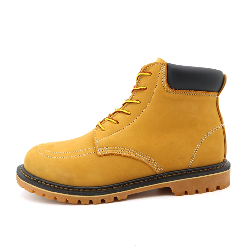 China TM3369 Nubuck Leather Steel Toe Goodyear Welted Safety Shoes Slip Resistant manufacturer