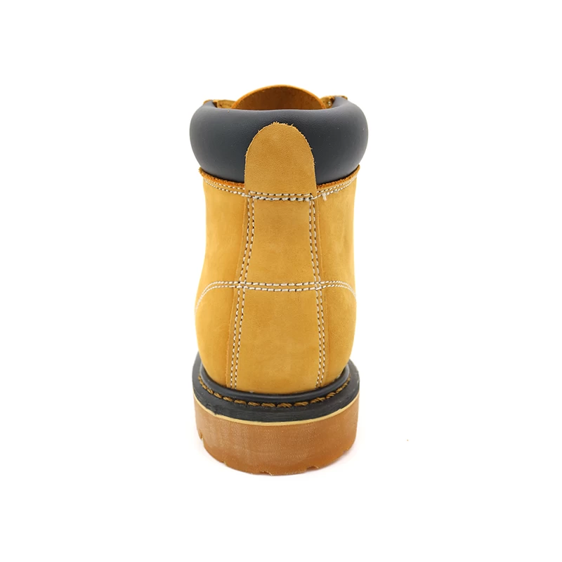 China TM3369 Nubuck Leather Steel Toe Goodyear Welted Safety Shoes Slip Resistant manufacturer