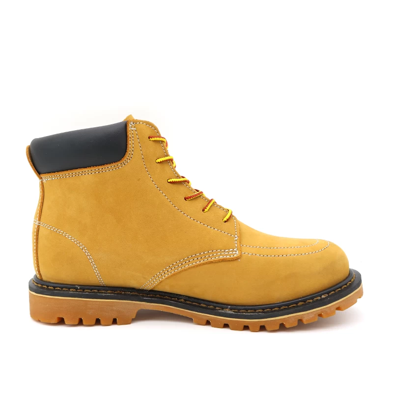 China TM3369 Nubuck Leather Steel Toe Goodyear Welted Safety Shoes Slip Resistant manufacturer