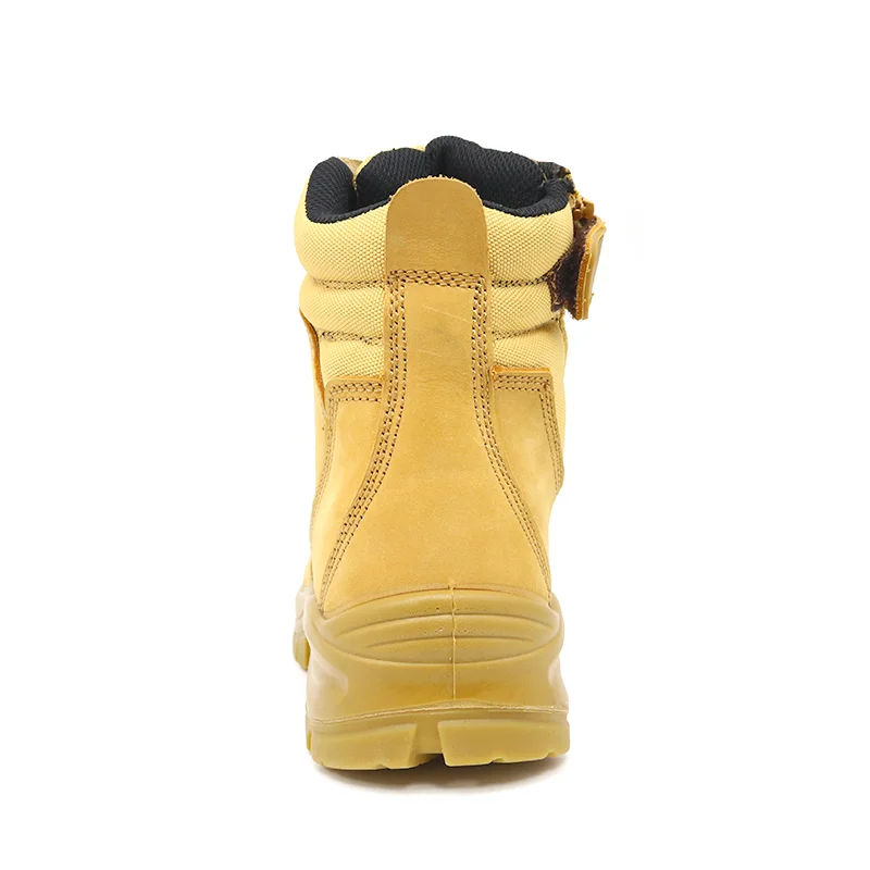 China Botas de segurança de couro premium de tm135h masculino com fibra de vidro de fibra de vidro Kevlar Mid-Sole fabricante