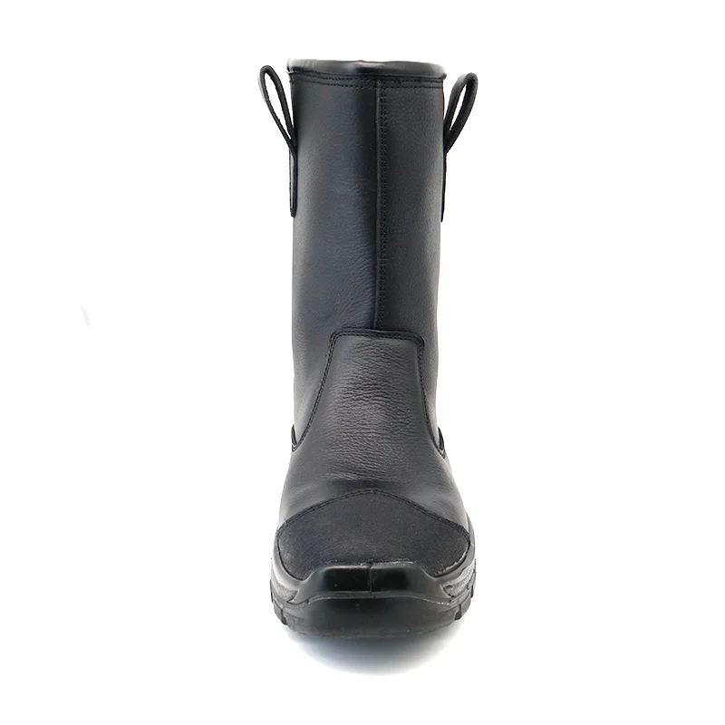 China TM3342 Genuine Leather Fiberglass Toe Welding Boots for Steel Industry manufacturer