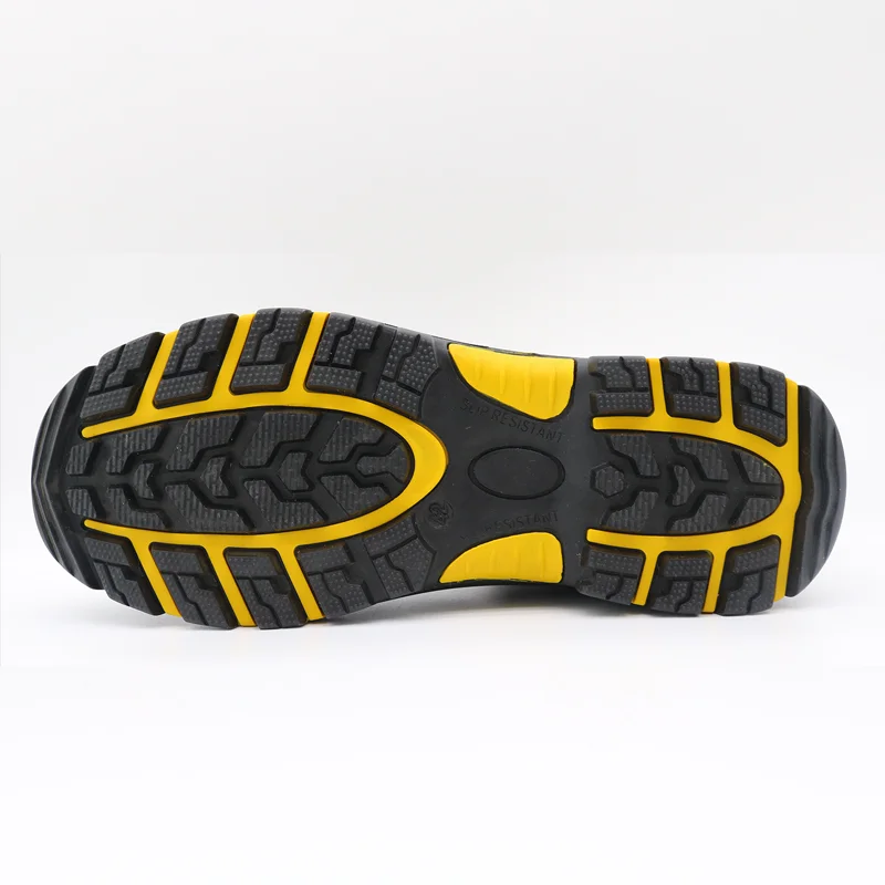 중국 TM158-2 갈색 가죽 유리 섬유 발가락 방지 안전 신발 겨울 제조업체