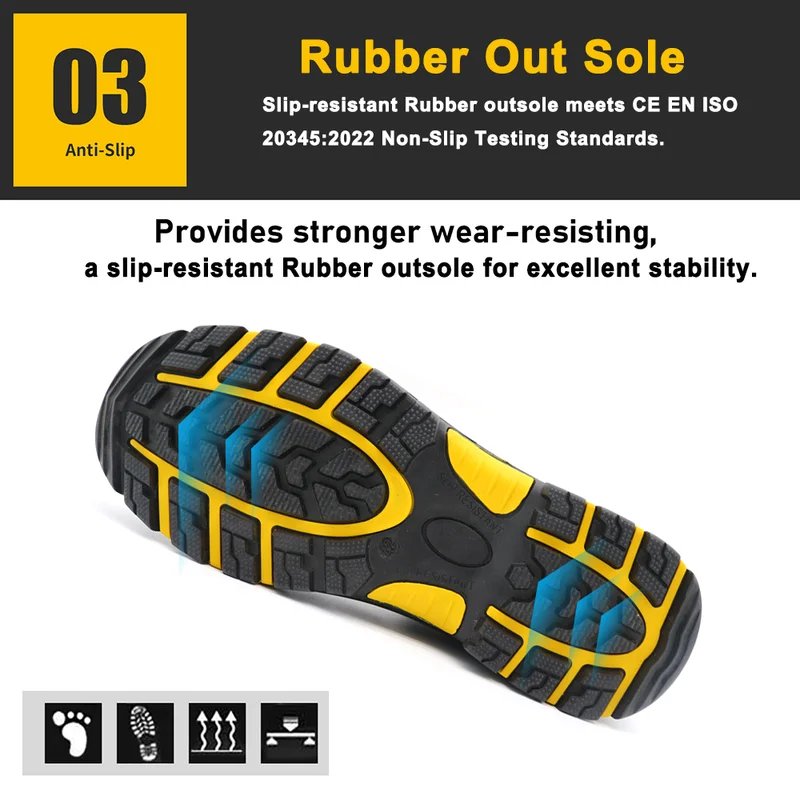 중국 TM158-2 갈색 가죽 유리 섬유 발가락 방지 안전 신발 겨울 제조업체