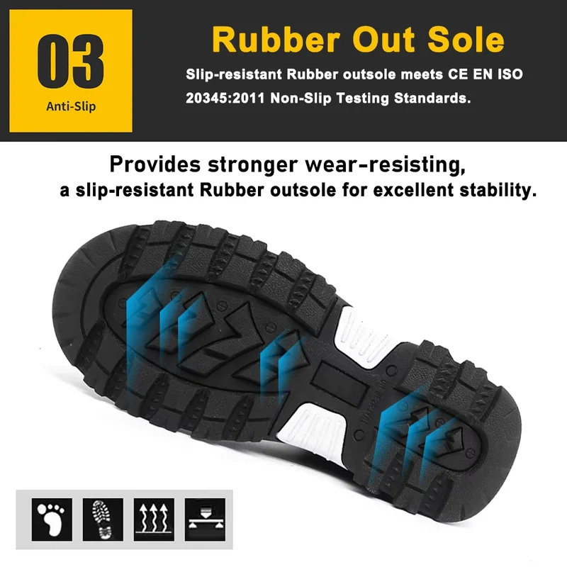 China TM3371 Steel Toe Puncture Proof Leather Mining Safety Shoes Resistant to Oil manufacturer