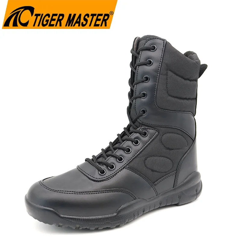 Chine TM3372 anti-glisser PU Sole non-sécurité Boots de randonnée extérieure chaussures avec fermeture éclair fabricant
