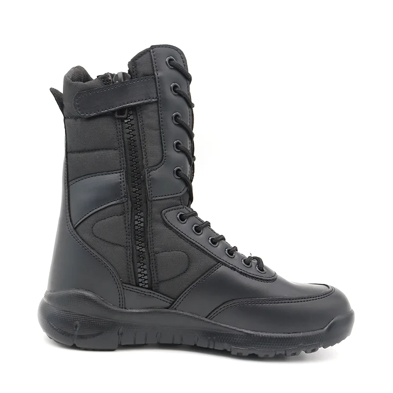 Chine TM3372 anti-glisser PU Sole non-sécurité Boots de randonnée extérieure chaussures avec fermeture éclair fabricant
