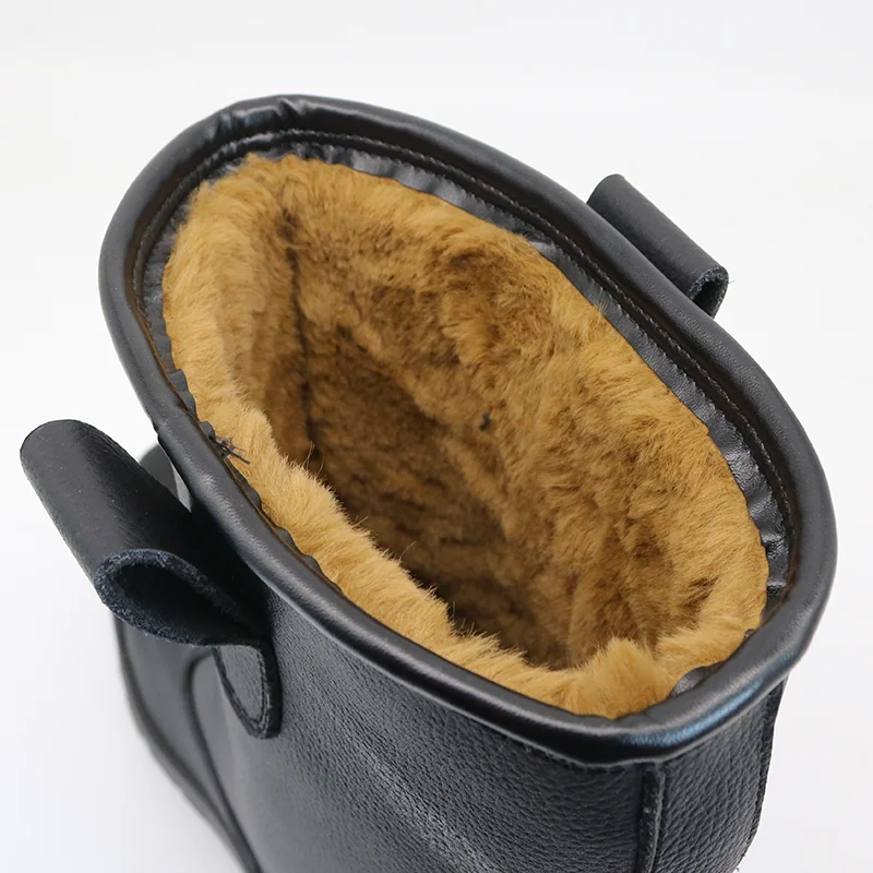 중국 TM3342 순수한 가죽 유리 섬유 발가락 용접 안전 부츠 겨울 제조업체