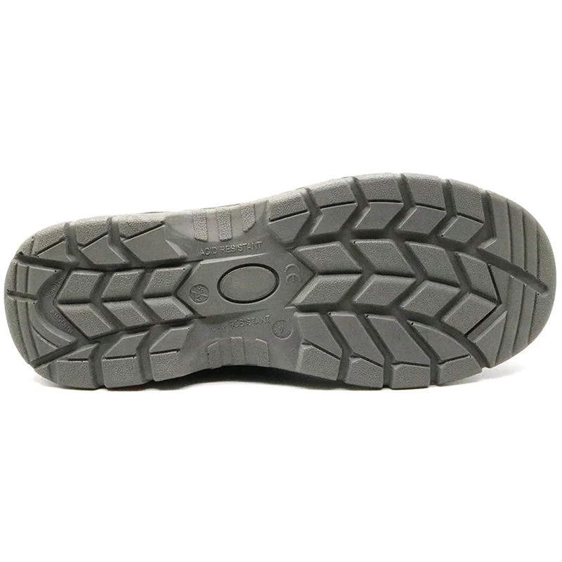 中国 TM3272防滑皮革衬里钢脚趾穿刺安全鞋用于建筑 制造商