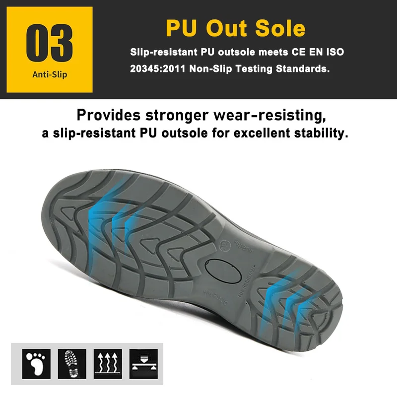 China TM292A Fiberglass Toe Anti Puncture Non-metallic Sport Safety Shoes for Workshop manufacturer