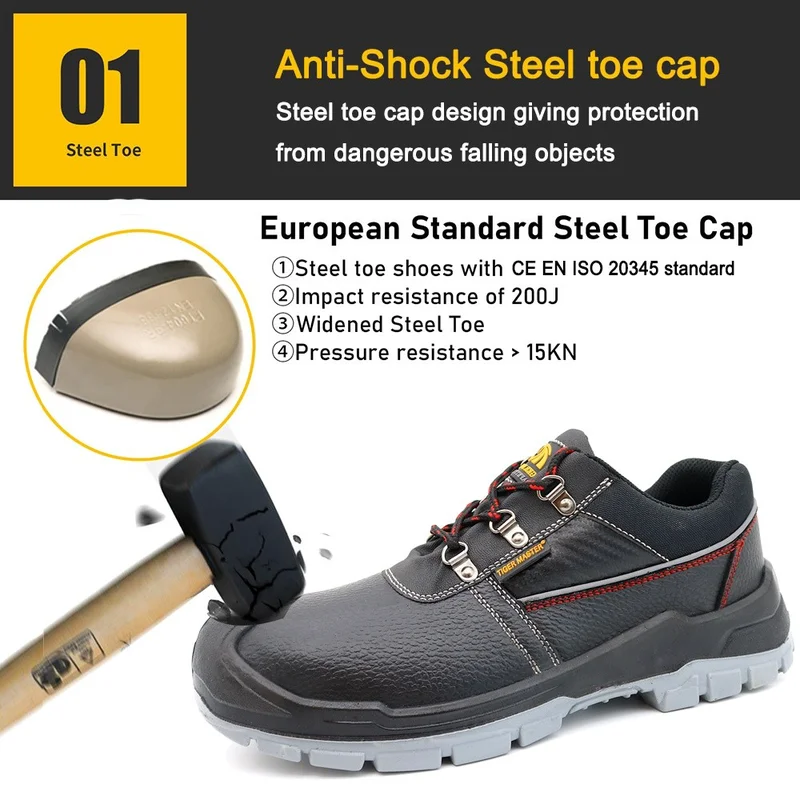 China TM3337L Anti Slip Oil Water Resistant Herren Industrial Safety Shoes mit Stahlzeh Hersteller