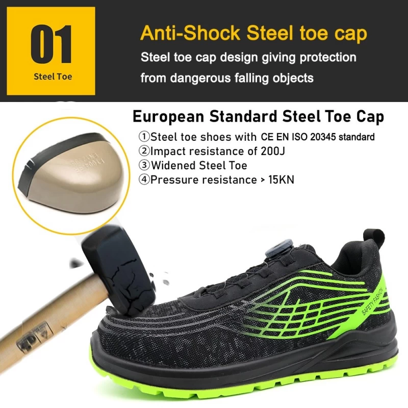 China TM3375 Quick Release Buckle Fashion Sport Safety Shoes with Steel Toe manufacturer