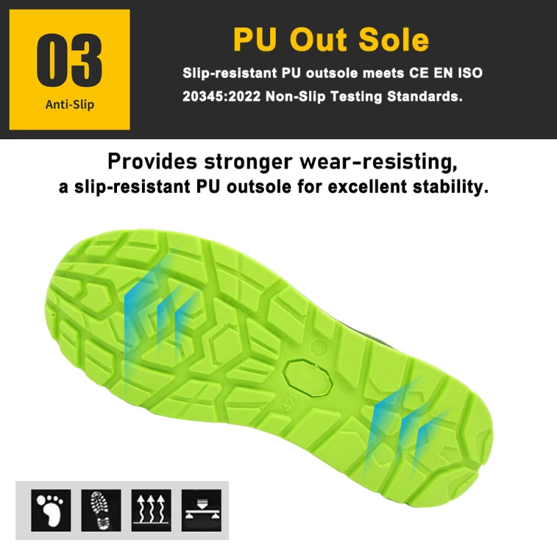 China TM3375 Quick Release Buckle Fashion Sport Safety Shoes with Steel Toe manufacturer