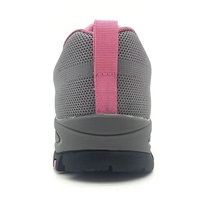 China TM3377 Anti Slip Rubber Sole Steel Toe Puncture Proof Pink Women Safety Shoes manufacturer