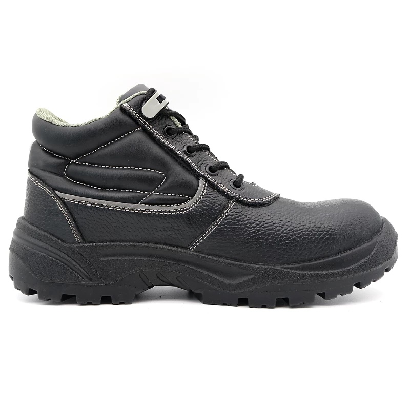 Китай TM088 Fiberglass Toe Anti -Puncture Metal Free Leather Safety Shoes производителя