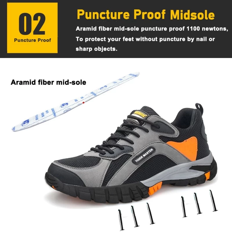 China TM248-1 Abrasion Resistance Rubber Sole Steel Toe Safety Shoes for Construction manufacturer