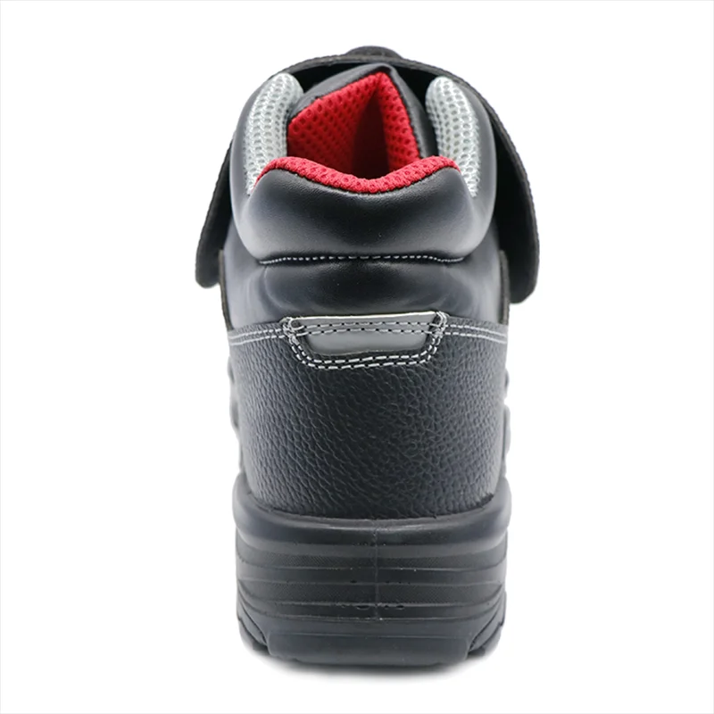 China TM3380 Anti Slip Steel Toe Puncture Proof Spark Protection Welding Safety Shoes Leather manufacturer