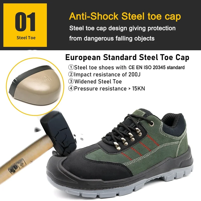 中国 TM179 Brown Genuine Leather High Quality Safety Boots with Steel Toe for Industrial - COPY - ujstp0 制造商