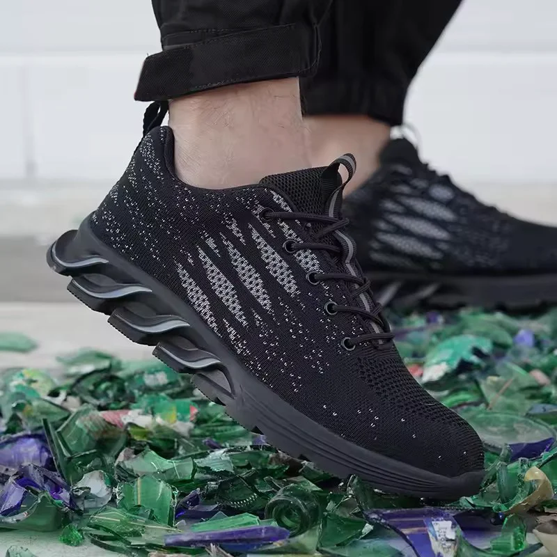 중국 TM3253 강철 발가락이 있는 미끄럼 방지 경량의 편안한 스포츠 안전화 제조업체