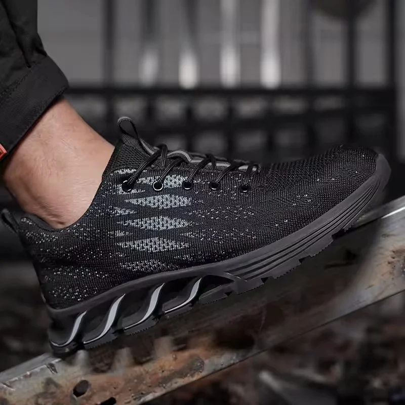 중국 TM3253 강철 발가락이 있는 미끄럼 방지 경량의 편안한 스포츠 안전화 제조업체