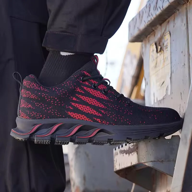 중국 TM3253 강철 발가락이 있는 미끄럼 방지 경량의 편안한 스포츠 안전화 제조업체