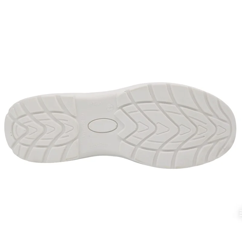 中国 TM3389 防滑防静电白色厨房厨师安全鞋带玻璃纤维鞋头 制造商