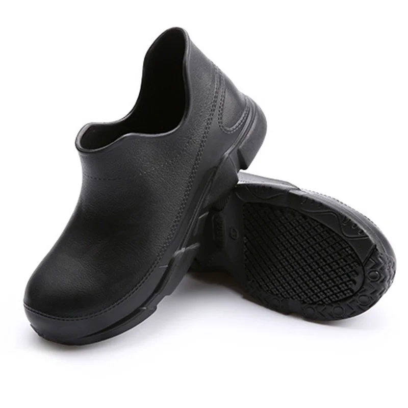 中国 TM3995 防滑防水男女通用黑色 EVA 厨房酒店厨师工作鞋 制造商