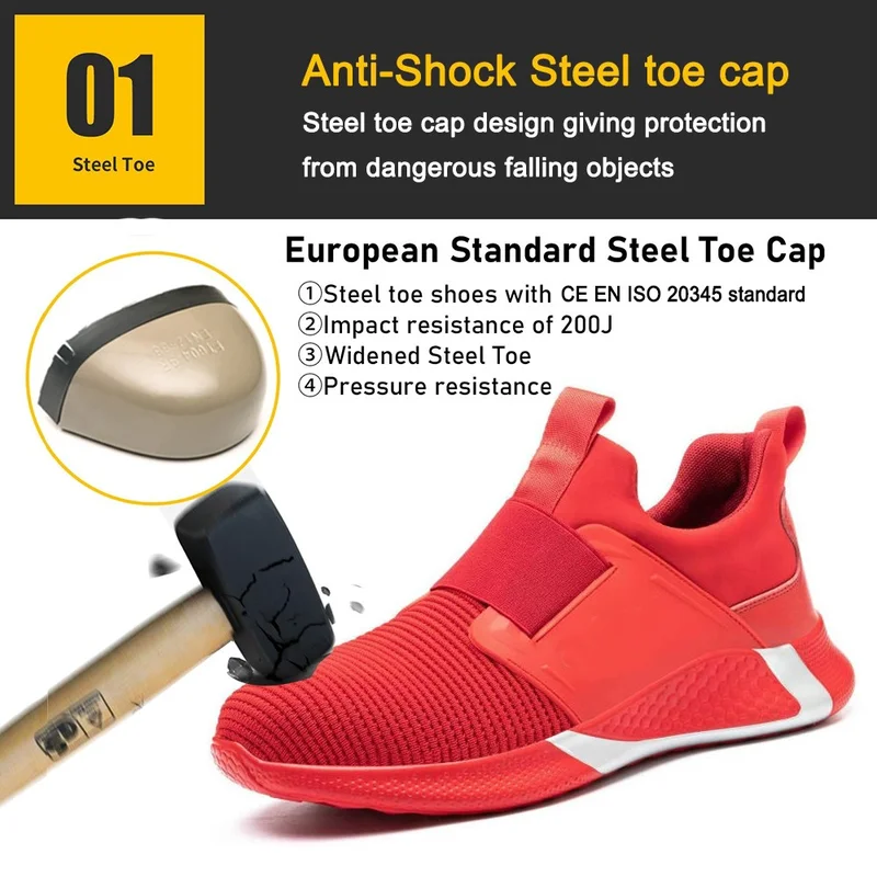 중국 TM3391 Anti-slip Steel Toe Puncture-proof Black Sport Safety Shoes Lightweight - COPY - 2virrq 제조업체