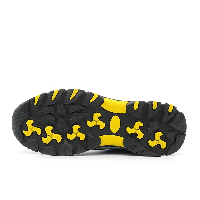 China TM3421 Anti-slip Rubber Sole Steel Toe Brown Suede Leather Work Shoes without Laces manufacturer