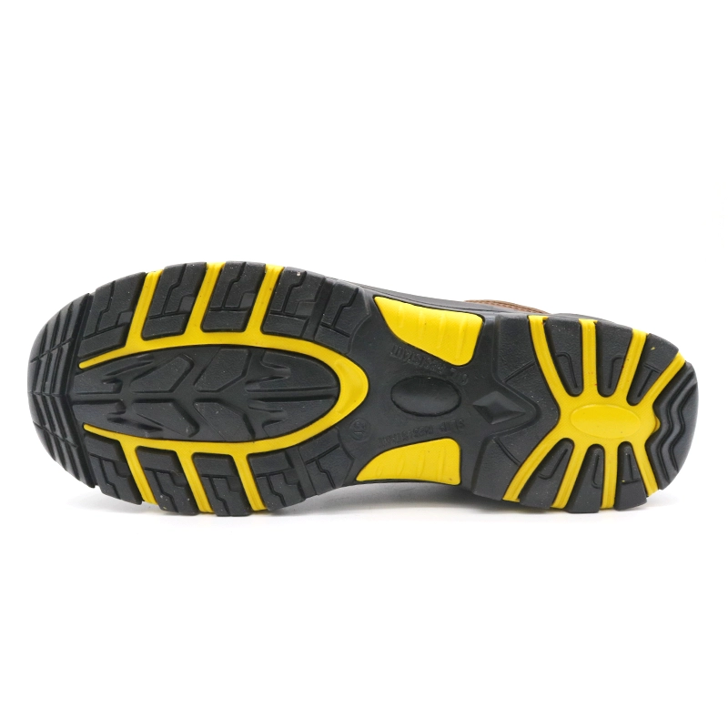 China TM3431 Nubuck Leather Fiberglass Toe High Quality Safety Boots PU Rubber Sole manufacturer