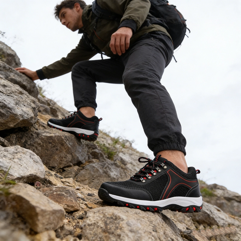 China TM3448 Non-slip Rubber Sole Steel Toe Puncture-proof Men's Safety Shoes Breathable manufacturer