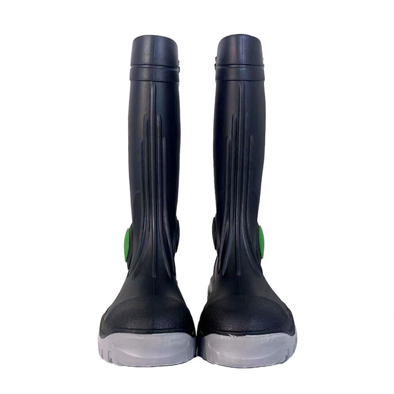 Китай GB39 Высококачественные водонепроницаемые резиновые резиновые сапоги со стальным носком и защитой от проколов, черные производителя