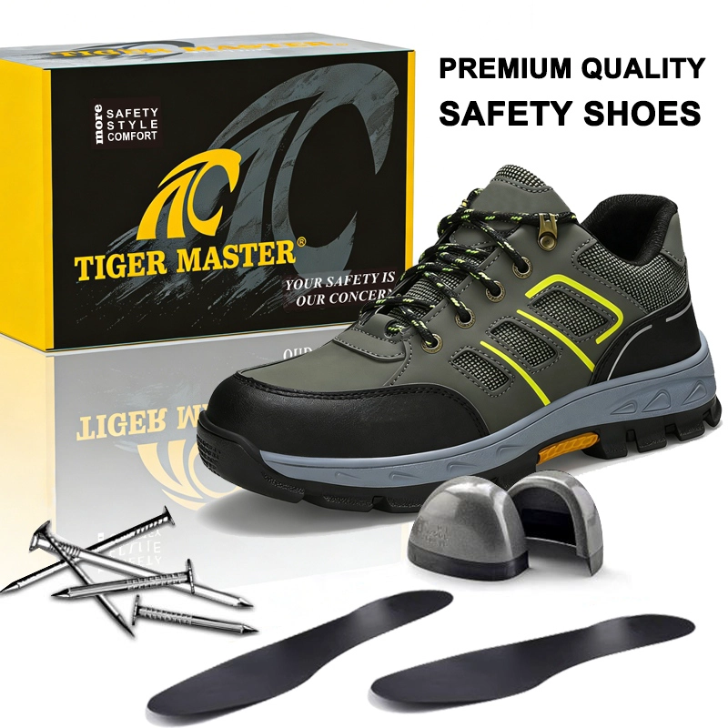 China TM3468 Oil Slip Resistant Rubber Sole Steel Toe Anti-puncture Labor Work Safety Shoes manufacturer