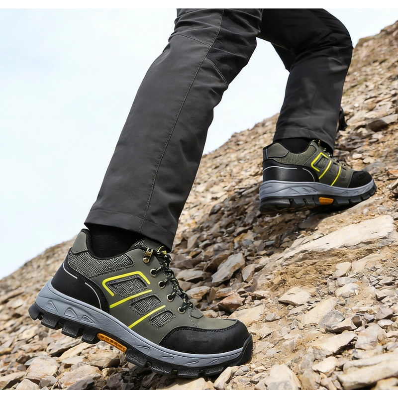 China TM3468 Oil Slip Resistant Rubber Sole Steel Toe Anti-puncture Labor Work Safety Shoes manufacturer