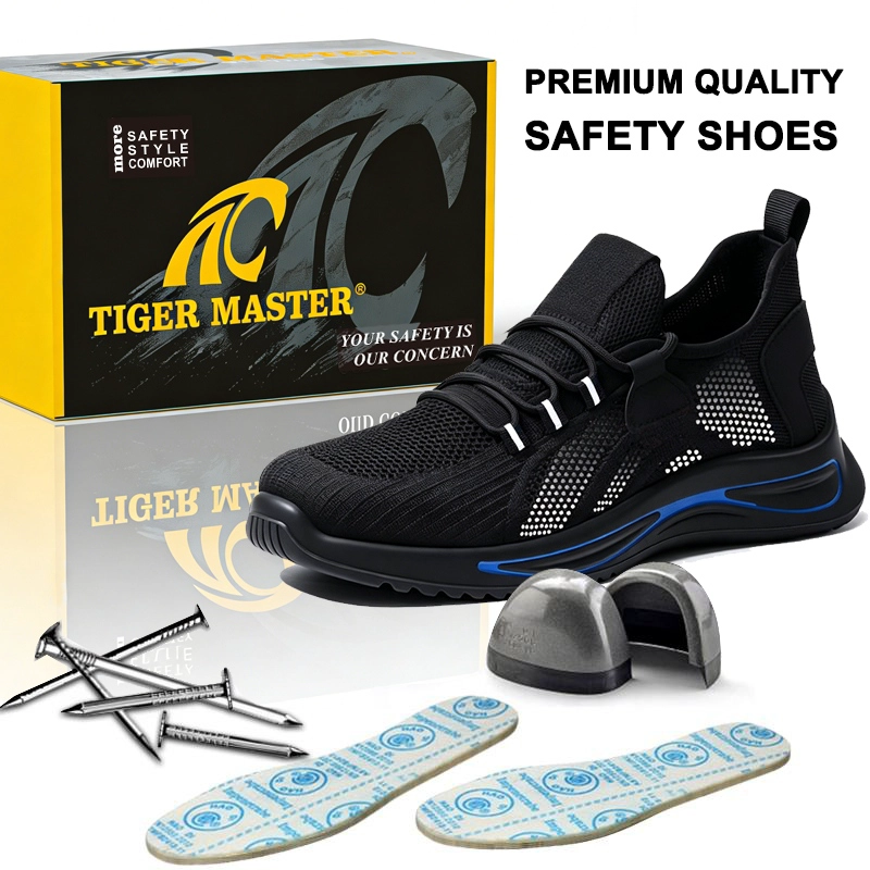 China TM3489 Men's Fashion Sneakers Safety Shoes Steel Toe Anti-puncture Non-slip PU Sole manufacturer
