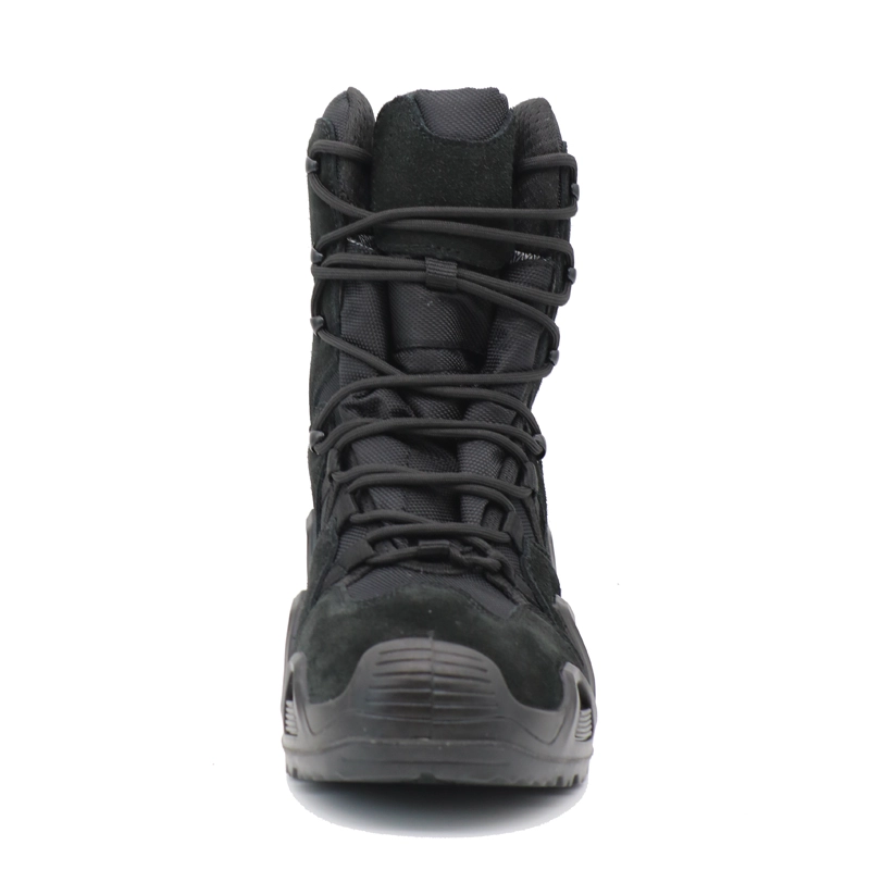 China TM1903H Non-slip Rubber Sole Suede Leather Mountain Hiking Trekking Tactical Boots manufacturer