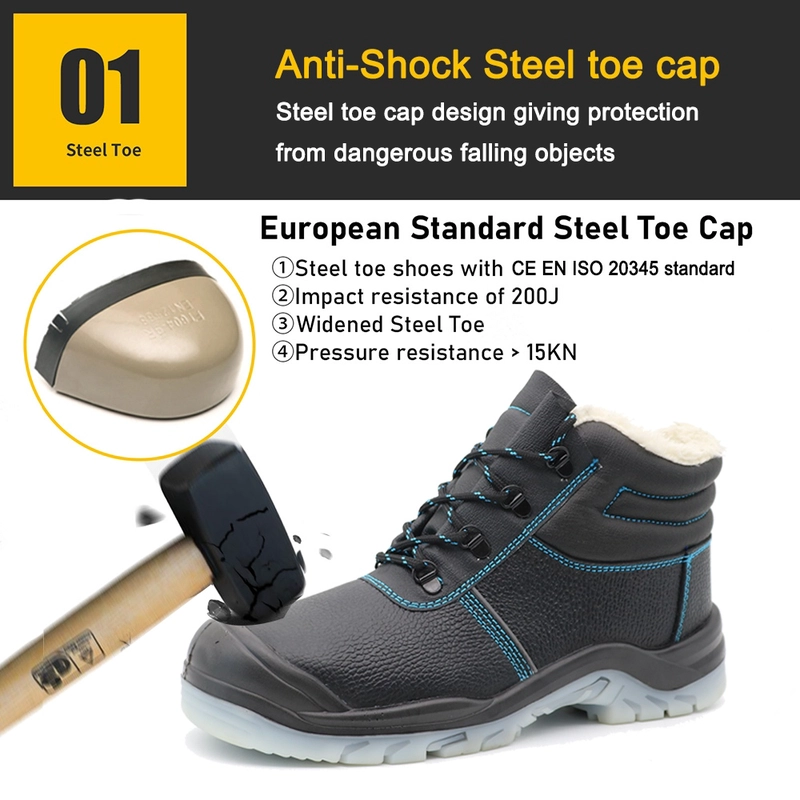 China TM8001W Non-slip TPU Sole Steel Toe Puncture-proof Anti-cold Winter Safety Boots manufacturer