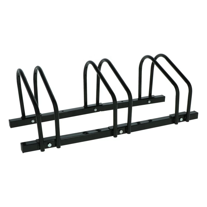 Cina 3 Bicycle Bike Cycle Stand Rack Ground Dual Racking System produttore