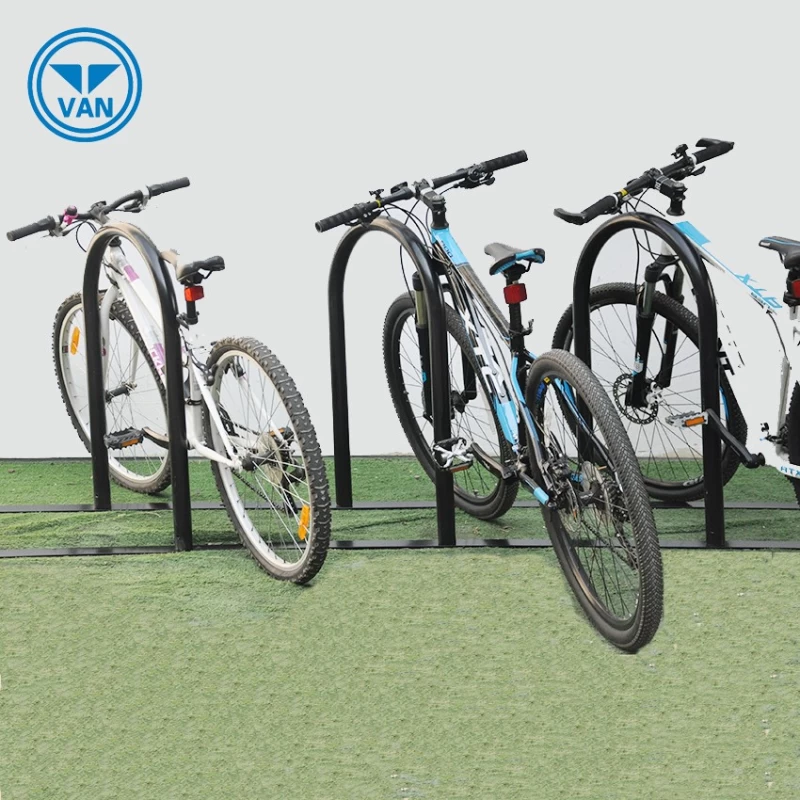 China Aluminum Wheel up Bicycle Floor Rack Colombia with Locking System manufacturer