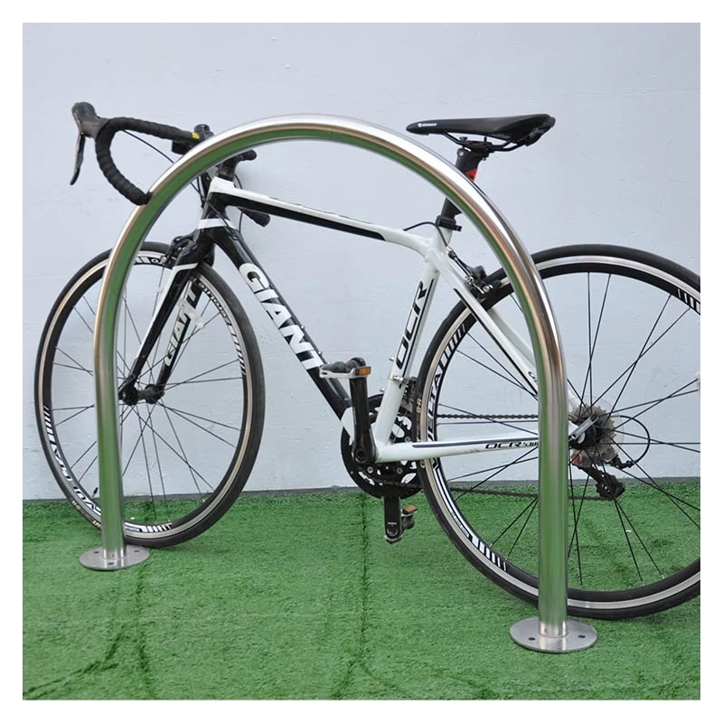 China Architectural Inverted U Loop Rack Circular Bike Rack Detail manufacturer