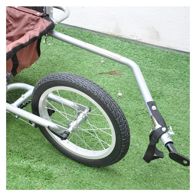 China Best pet bicycle trailer dog stroller/pet for bike baby child trailers manufacturer