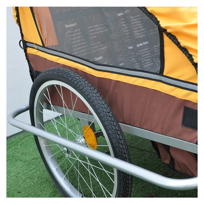 China Best pet bicycle trailer dog stroller/pet for bike baby child trailers manufacturer